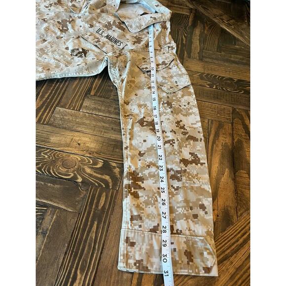 USMC Marine Corps Combat Digital Camo Desert Uniform Shirt Men Small- Long Top - Picture 6 of 14